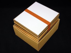 画像1: 大色紙　白鳥の子紙１箱（50枚） (1)